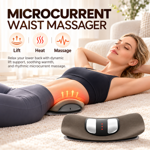 Almohada Ergonómica de Soporte Lumbar, Altura Ajustable, Masajeador de Cintura, Cojín de Espuma Viscoelástica para Sofá, Cama u Oficina - Product Image 3