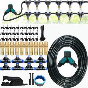 Kit de tête de pulvérisation universelle, système d'irrigation par micro-asperseur à connexion rapide de 30m, pour l'arrosage des jardins, des fleurs et des serres - Product Image 1