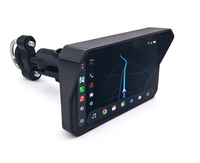 Écran portable de 5 pouces pour moto avec CarPlay, Android Auto 5.0, navigation GPS, écran tactile intelligent