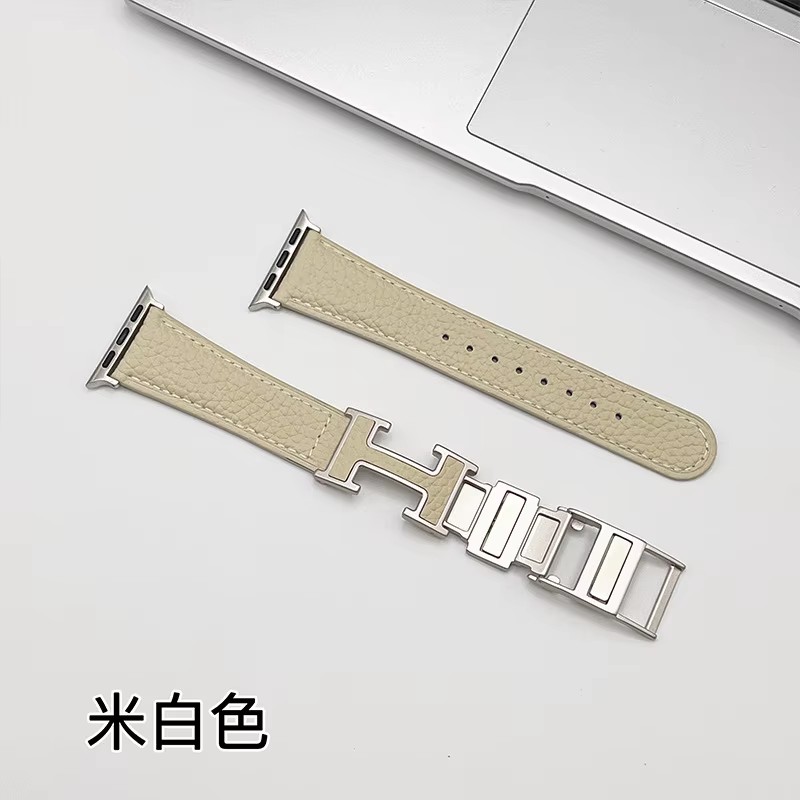 Fibbia H Beige Bianco