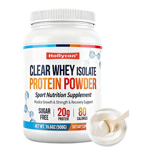 Vente en gros de supplément nutritionnel sportif de qualité supérieure pour la croissance musculaire, la force et la récupération Poudre de protéine d'isolat de lactosérum transparent - Product Image 2