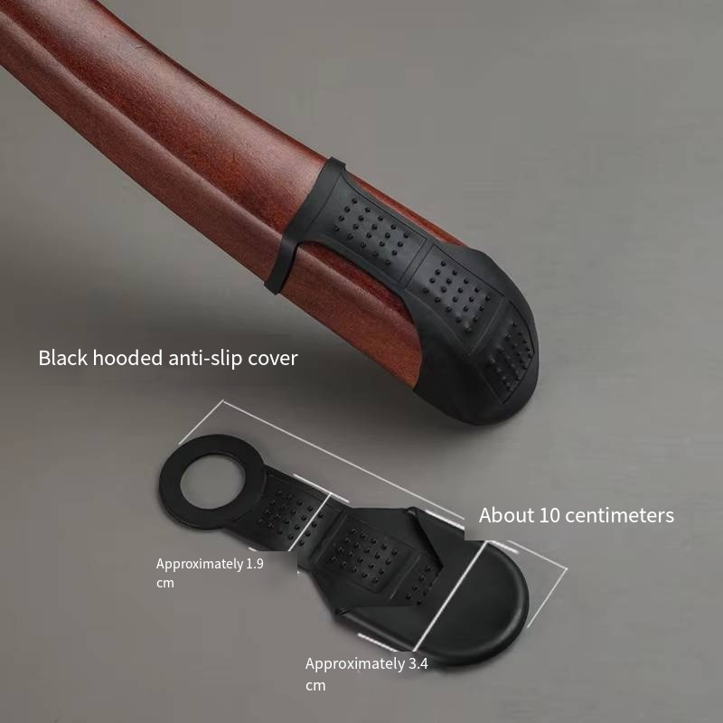 Couvercle antidérapant pour cintre de style pull noir