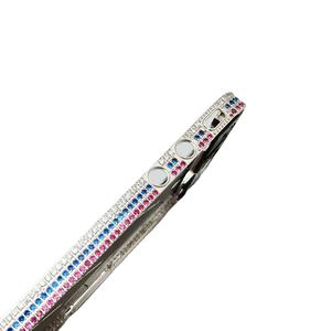 Защитный чехол-бампер для <span class=keywords><strong>iPhone</strong></span> <span class=keywords><strong>4</strong></span> с серебряной рамкой, ручной работы, инкрустированный цирконами, для клиентов из Великобритании (OEM) - Product Image 1