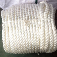 Ligne de quai pour bateau/yacht/marine Caractéristique durable et haute résistance Corde d'amarrage torsadée en nylon PET pour l'agriculture marine