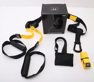 Sangles d'entraînement aérien personnalisées HM HM-P3-2 en nylon vert armée rouge rose durables portables CrossFit Bodyslimming Fitness unisexe - Product Image 2