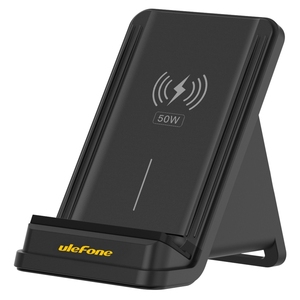 มาใหม่ <span class=keywords><strong>Ulefone</strong></span> WCS01 50W Air-cooledไร้สายชาร์จขาตั้ง 50W ประสิทธิภาพการชาร์จ 3D <span class=keywords><strong>Ar</strong></span> Cooling การกระจายความร้อน - Product Image 2
