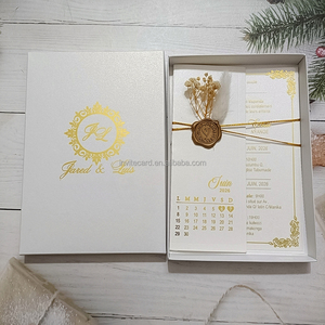 Invitación <span class=keywords><strong>de</strong></span> Quinceañera en Caja Color Morado Claro con Impresión Dorada y Flores Secas, Invitaciones <span class=keywords><strong>de</strong></span> Cumpleaños <span class=keywords><strong>de</strong></span> Lujo - Product Image 4