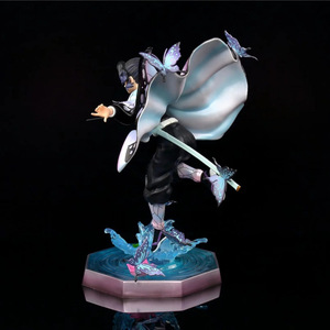 Figura de Anime de Kochou Shinobu de 23 cm con Alas de Mariposa y Base con Efecto de Agua, Decoración Coleccionable para Regalo de Fanáticos de la Temática Ninja - Product Image 3