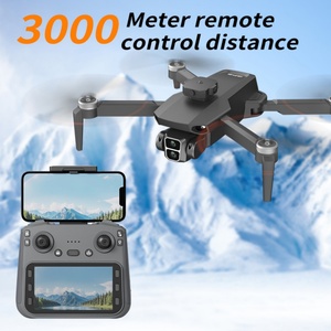 Dron RC L106-1 GPS PRO con Alcance de 3KM, Cuerpo de Plástico, Flujo Óptico, Punto Fijo, Lente Ajustable Eléctricamente, Pantalla LCD a Color Grande de 4.5 Pulgadas - Product Image 4