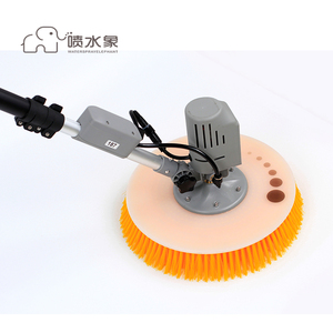 Machine de nettoyage de panneaux solaires électriques portative WSE-G02, brosse rotative alimentée par l'eau, <span class=keywords><strong>moteur</strong></span> 85W/175W max, largeur de nettoyage 32cm, 8-10 - Product Image 4