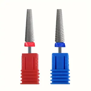 NUEVAS Brocas 5 en 1 Extra Largas de Acero de Tungsteno para Uñas, Fresa para Remover Esmalte, Pegamento y Gel UV, Herramientas de Broca - Product Image 1