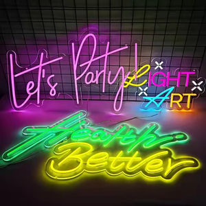 Letrero LED de Neón Personalizado para Decoración del Hogar, Bodas, Tiendas, Bares - Arte Mural con Mensaje/Nombre Personalizado con Alimentación de CC - Product Image 2