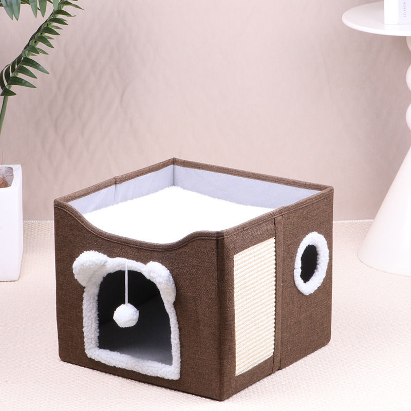 Cat ears brown 16.15*16.15*13.8inch