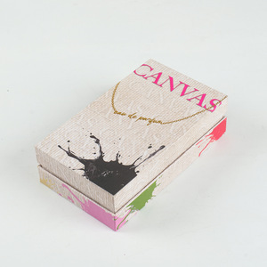 Caja de regalo de perfume de lona, embalaje de papel de lujo personalizado con tapa para sets de fragancias - Product Image 4