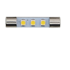 หลอดไฟ LED สีแดง AC 8V ใช้แทนหลอดไส้ 250mA เหมาะสำหรับเครื่องรับเสียงสเตอริโอวินเทจหลายรุ่น ไฟส่องป้ายทะเบียน - Product Image 1