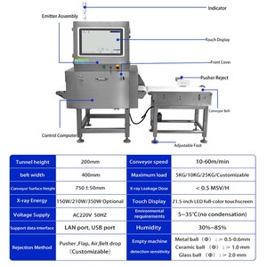 Inspecteur de rayons X pour boissons et aliments liquides - Détection de contaminants à haute sensibilité dans les bouteilles - Product Image 5