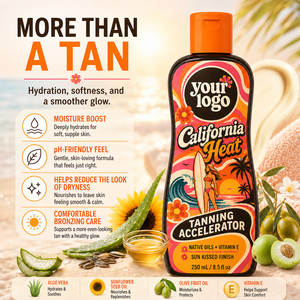 Loción Aceleradora de <span class=keywords><strong>Bronceado</strong></span> Rápido y Natural con Aloe Vera, Aceite de Semillas de Girasol y Aceites Nativos de California para un <span class=keywords><strong>Bronceado</strong></span> Profundo - Product Image 5