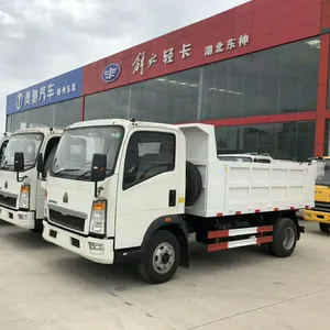 HOWO küçük kargo kamyonu yüksek kalite 4x2 hafif DAMPERLİ KAMYON küçük pikap flatbed kamyon satılık