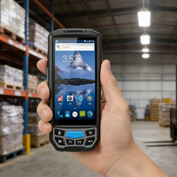 Terminal Industrial Resistente con Android 13, Pantalla de 5 Pulgadas, IP66, Escáner de Código de Barras 2D, RFID, para la Industria del Viaje, Gestión de Inventario