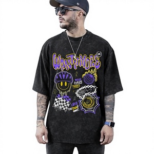 Camiseta Casual para Hombre KW MODA, Primavera/Verano, de un Solo Color, Estampado Estándar, Hecha en China, Modelo KWDM01-283b - Product Image 1