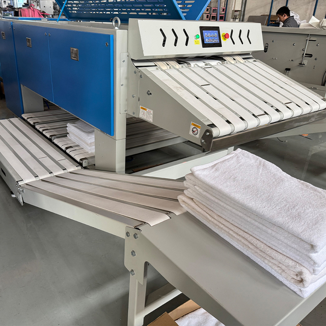 Automatic Commercial Laundry Equipment Electric Folding Machine for Bed Sheets and Washing Machines New Condition