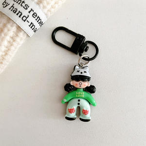 Nuovo Portachiavi alla Moda Hecion con Doppia Coda di Cavallo per Bambine, Simpatico Anello Portachiavi per Auto, Regalo di Compleanno, Catena Portachiavi Fai-da-Te in 5 Colori - Product Image 1