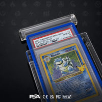 Étui de présentation magnétique en acrylique transparent pour cartes gradées, protection anti-poussière pour collectionneurs PSA TCG