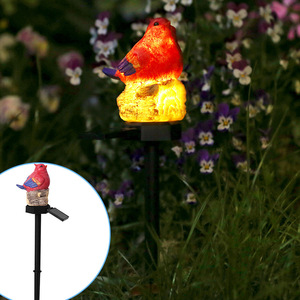 屋外防水樹脂小さなfirebirdソーラー芝生ライト通路中庭スクエアガーデンパスプラザ - Product Image 1