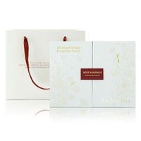 Boîte cadeau d'aromathérapie artisanale de style chinois, bougie parfumée haut de gamme, sans fumée, huile essentielle, parfum d'ambiance, rose, ambre