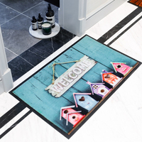 Tapis d'atelier personnalisé, poils découpés, avec impression numérique, pour sol