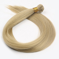 Extensions de cheveux 100% vierges Remy européens, double trame, cuticules alignées, texture lisse, tissage à la machine