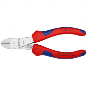 Cortador Lateral KNIPEX 140 mm, Cromo Vanadio, para Cortar Alambre de Piano de 1.5 mm - Product Image 1