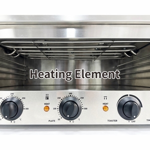 Attrezzatura Professionale per Cucina e Ristorante Libermann, <span class=keywords><strong>Piastra</strong></span> <span class=keywords><strong>Tostapane</strong></span>/Salamandra con 3 Zone di Riscaldamento (2+1) - Product Image 6