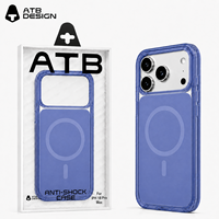 Étui magnétique ATB pour iPhone 18 17 Pro Max, finition mate, résistant aux chocs, protection mobile