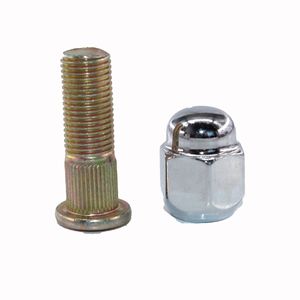 Camion lourd de haute qualité antivol titane voiture jante boulon plat tête ronde goujons entretoise de roue boulons - Product Image 3