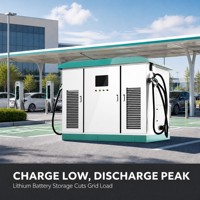 Station de recharge mobile tout-en-un pour zones de services routiers, stations de bus, secours d'urgence et recharge rapide de véhicules électriques