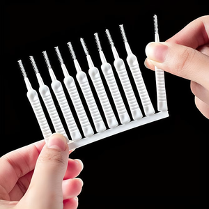 Lot de 10 brosses de nettoyage durables en plastique pour douches et trous de téléphone, outils anti-colmatage pour pores et interstices, pour cuisine et salle de bain - Product Image 6