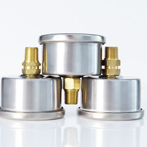 고정밀 글리세롤 오일 충전 유압 압력계 스테인리스 산업용 마노미터 하이이싱 YN40 0-15Psi - Product Image 6