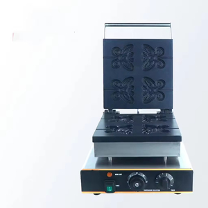 Máquina de gofres comercial Máquina de gofres con forma de mariposa Equipo de gofres belgas - Product Image 4