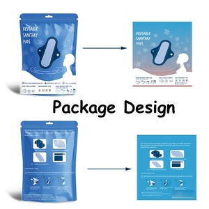 <span class=keywords><strong>Kit</strong></span> de serviettes hygiéniques tactiques d'extérieur haut de gamme en polaire lavable, anti-fuite, multicouche, imperméable et réutilisable pour usage quotidien - Product Image 6