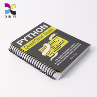 Libro de Texto Educativo con Encuadernación en Espiral Wire-O Personalizada, Cubierta Mate a Todo Color, Papel Grueso Offset, Cuaderno de Trabajo para Capacitación en Programación
