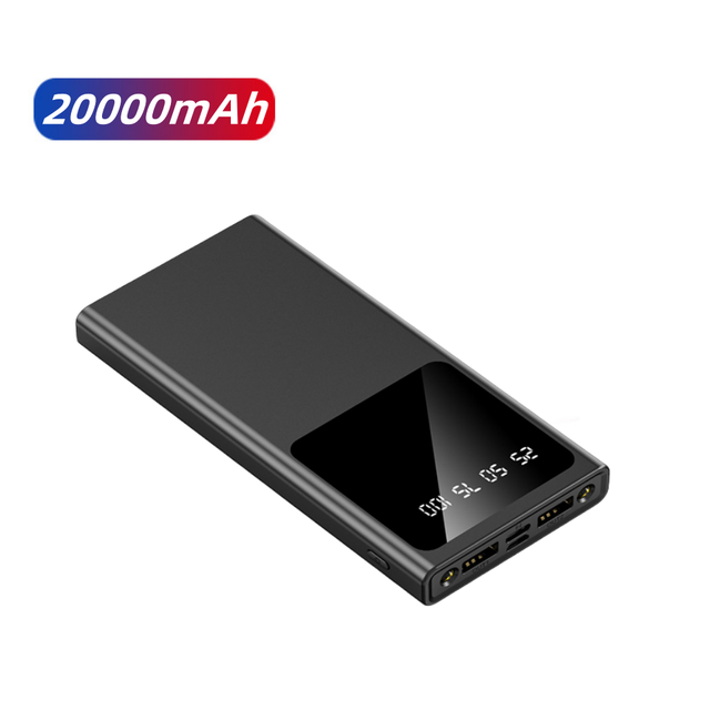 Portable Fast Charging Powerbank 20000mah Charger External Battery Mobile Power Banks Gifts