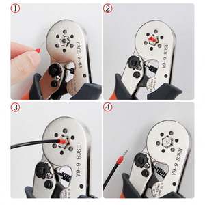 Kit de connecteurs de fils portables à main de 1200 pièces, outil de sertissage de gaine isolante, outil de sertissage de démarrage - Product Image 5