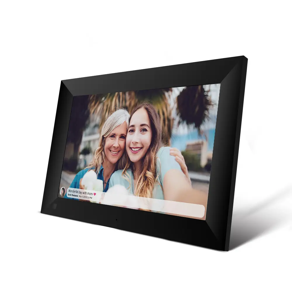 Nuovo prezzo diretto di fabbrica touch screen con cornice digitale da 10.1 pollici di alta qualità con App Frameo