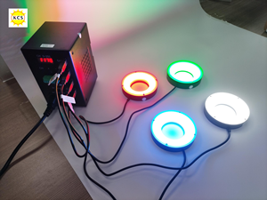 Dc24v máy ảnh công nghiệp Dimmable LED nguồn ánh sáng máy tự động tầm nhìn điều chỉnh vòng ánh sáng IP54 hội thảo sử dụng - Product Image 4