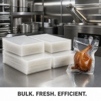 Sachet sous vide autoclavable haute température 121-130°C BOPA RCPP pour maïs, Zongzi, repas surgelés et cuisinés – Vente directe usine