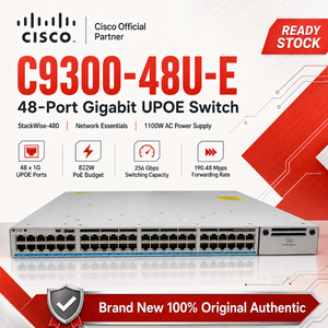 สวิตช์เน็ตเวิร์กแบบจัดการได้ รุ่น C9300-48U-E 48 พอร์ต Gigabit UPOE Stackable Layer 3 ของแท้ ใหม่ มีสินค้าในสต็อก - Product Image 5