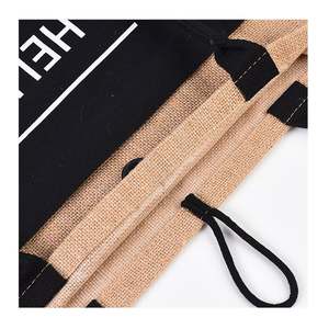 Sacs fourre-tout en toile de jute, en chanvre, faits à la main, pour la plage, vente chaude en usine - Product Image 5