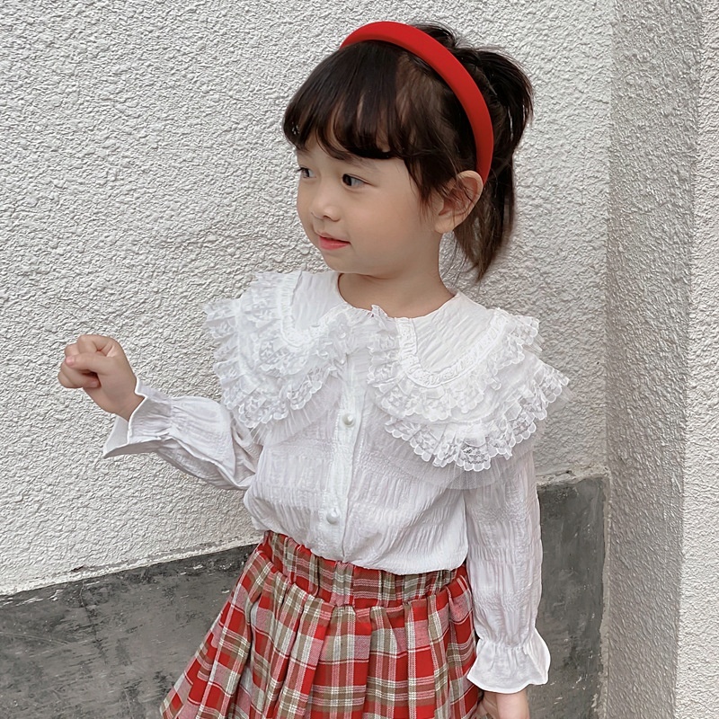 Children Girls Long sleeved T shirt