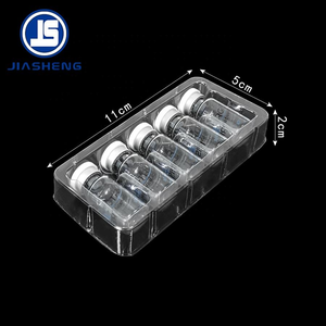 Kunden spezifische Einweg-PET-Blister schalen für 3ml Pharma-Ampullen zum Verpacken von medizinischen Fläschchen und Pillen - Product Image 4